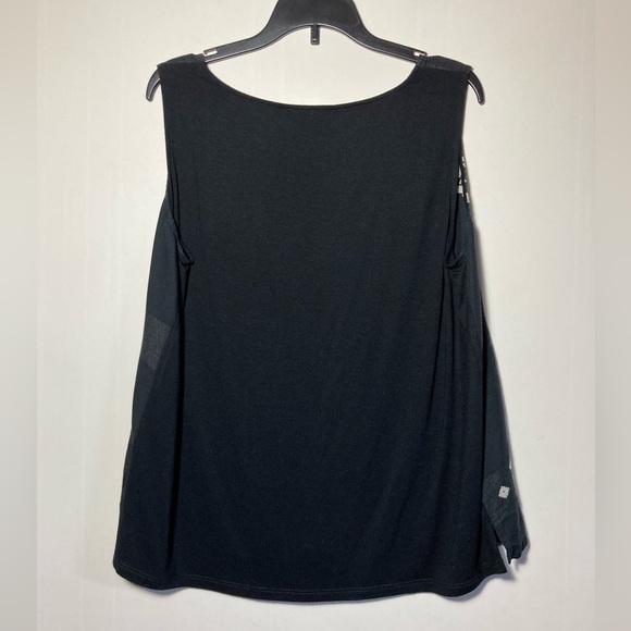 Eileen Fisher Sleeveless Cotton/Organic Cotton Top Southwest Design Size Medium - Picture 2 of 9